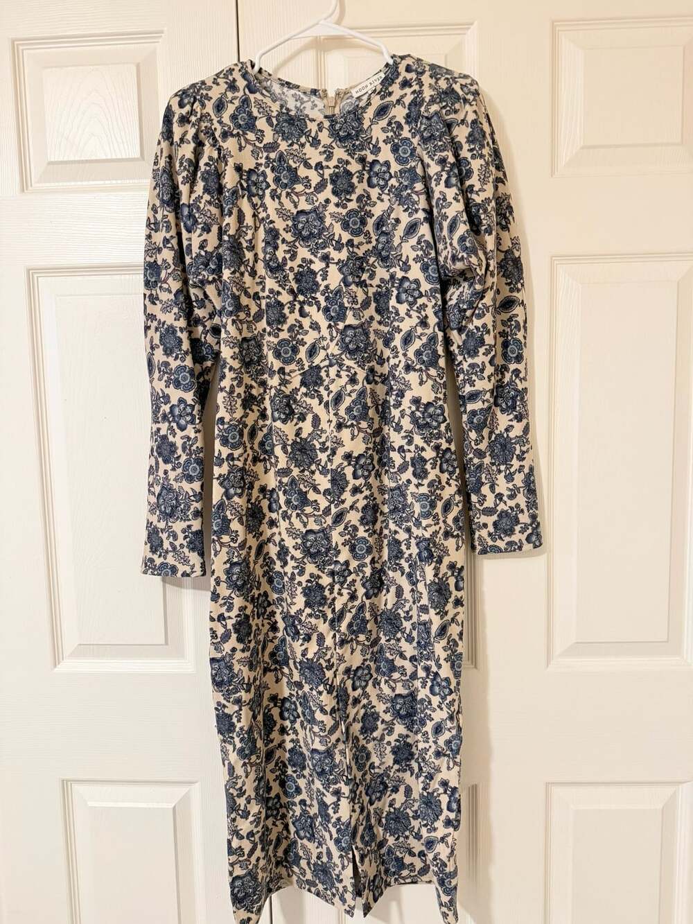 Moon River Dress Size M Blue Floral